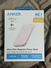 Image of Anker MagGo Power Bank 10000mAh Magnetic Portable Charger Slim Qi2 Certified