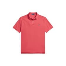 Image of Polo Ralph Lauren Men’s Classic Fit Small Pony Mesh Polo Shirt Red M RRP£119