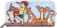 Image of Loungefly Winnie The Pooh 95th Anniversary Zip Around Wallet, Multicolor