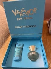 Image of Versace dylan blue turquoise eau de toilette gift set