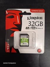 Image of Kingston Canvas Select 32GB Class 10 - SDHC-I Memory Card - (SDS32GB)