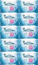 Image of Natracare Safe to Flush Moist Tissues 30 Wipes (Pack of 10)