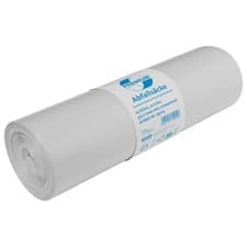 Image of Premium Bin Liners, White or Transparent, 70 Litres or 120 Litres, Type 60,