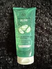 Image of Body Shop Aloe Multi Use Soothing Gel 200ml Sensitive Skin After Sun Rescue Gel
