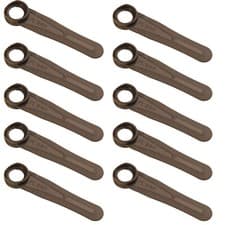 Image of 10 x Genuine ALM FL240 Plastic Lawnmower Blades For Flymo Minimo E25 E30 PLUS XE