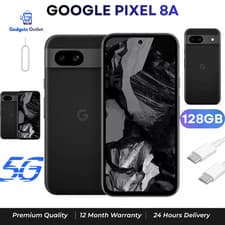 Image of Google Pixel 8A 128GB 5G Unlocked Phone Black Brand New condition Original Box