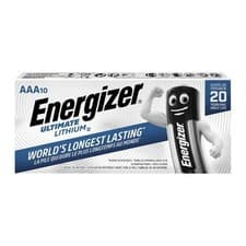Image of Energizer AAA ULTIMATE Lithium 10 Pack Batteries 1.5v LR03 L92 Digital Camera