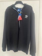 Image of Mens Adidas Hoodie, Black, X/L, New, tagged.