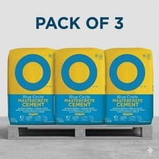 Image of Blue Circle Mastercrete Cement 75kg Pack 3 Weather Resistant General Cement