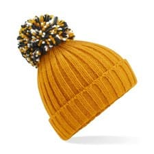 Image of Hygge Beanie Ski Hat Mustard Yellow