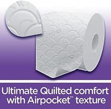 Image of Andrex Supreme Quilts Quilted Toilet Paper - 16 Toilet Roll Pack - 25% Thicker