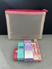 Image of Benefit make up / beauty gift set, setting spray, lip stain, brow gel