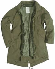 Image of U.S. M65 Fishtail Shell Parka With Liner Mil-Tec Olive Winter Coat