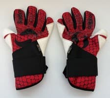 Image of Sondico MG GK Goalkeeper Gloves Black / Red Size 8 New