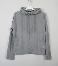 Image of Marks & Spencer Cotton Rich Goodmove grey marl Sports Zip Up Hooded top 6 - 25