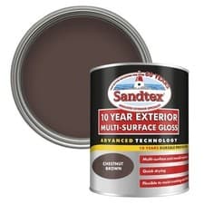 Image of Sandtex 5101322 10 Year Multi Surface Gloss Chestnut Brown