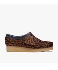 Image of Clarks Womens Wallabee Tortoiseshell Wallabee Leather Casual 6 D / 39.5