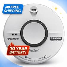 Image of FireAngel ST-622 Smoke Alarm | 10 Year Battery | Reliable Home Safety Free Ship