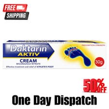 Image of Daktarin Aktiv Cream 30g | For Athletes Foot & Fungal Infection./