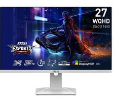 Image of MSI MAG 274QRFW Quad HD 27" IPS LCD Gaming Monitor - White