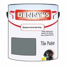 Image of Dennys Tile Kitchen Tile Paint - Shadow Concrete Grey