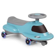 Image of Wiggle Car Kids Ride On Toy with LED Flashing Wheels