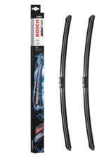 Image of Mercedes C Class Front Wiper Blade Blades Set Windscreen 08 to 13 BOSCH AEROTWIN