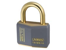 Image of Abus Mechanical T84Mb/40Mm Grey Rustproof Padlock Keyed Alike 8405 ABUKA37825