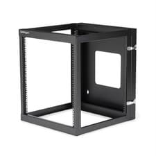 Image of StarTech.com 12U Hinged Open Frame Wall-Mount Server Rack - 22 in. Deep