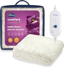 Image of Silentnight Teddy Fleece Electric Under Blanket Fleecy Single Double King Heated