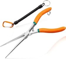 Image of Long Reach Needle Nose Pliers 7" Thin Extra with