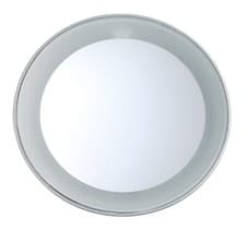 Image of Tweezerman 15x Magnifying LED Mini Mirror, Round 4.2L x 0.8W cm, Silber