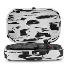 Image of Crosley Discovery Portable Bluetooth Turntable - Black and White