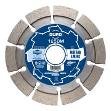 Image of Duro Mortar Raking Blades Cutting Diamond Blade Angle Grinder Long Life Fast Cut