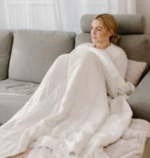 Image of 5kg Weighted Cotton Blanket Duvet Sensory Sleep Warm Therapy Anxiety 150x210cm