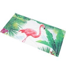 Image of Printed Beach Towel Oversized Towels for Adults Flamingo Quick-drying