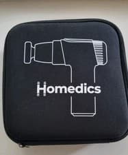 Image of Homedics Novo Mini Massage Gun Portable Deep Tissue USB Rechargeable 4 Heads