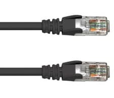 Image of 1M CAT 5e UTP PATCH CABLE - BLACK