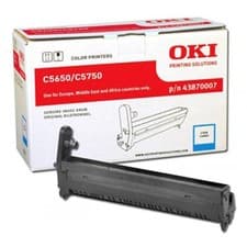 Image of Genuine Oki 43870007 Cyan Image Laser Drum C5650 C5750 Opened VAT Inc