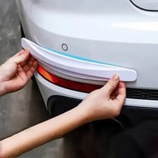 Image of 2Pcs Car Bumper Protector Strip Front Rear Anti-Scratch Strips Anti-Collision