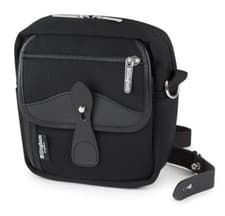 Image of Billingham POLA Stowaway Camera Bag Case + Strap Black Canvas & Black (UK) SO