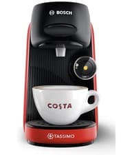 Image of Tassimo by Bosch FINESSE TAS16B3GB POD Coffee Machine, 1400 Watt,0.7 Litre - Red