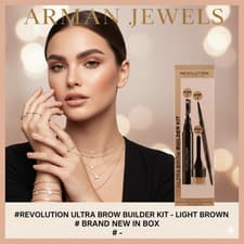 Image of REVOLUTION ULTRA BROW BUILDER KIT - LIGHT BROWN/Brand New/BOX/UK/S