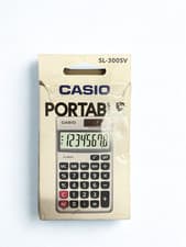 Image of Casio SL-300SV 8 Digit Pocket Calculator SL-300SV-WK-UP (O1)