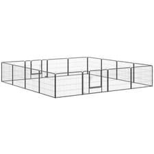 Image of PawHut 16 Panels Heavy Duty Puppy Play Pen for Small 60Hcm
