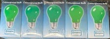 Image of Pack Of 10 crompton colourglazed bulb 25W green ES-E27 240V 60mm Diameter decor