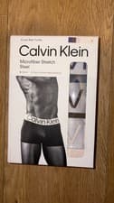 Image of Calvin Klein Microfiber Stretch Steel Low Rise Trunks – 3 Pack