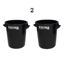 Image of REFINA PLASTERERS MIXING BUCKET 2 X 50 LTS PLASTERING BUILDERS WATER TUB PLASTER