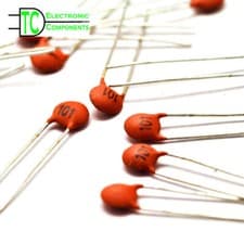 Image of Disc Ceramic Capacitors 1pF to 100nF available