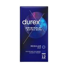 Image of Durex Originals Extra Safe Condoms 12 Pack – Thicker Latex | Multi-Buy